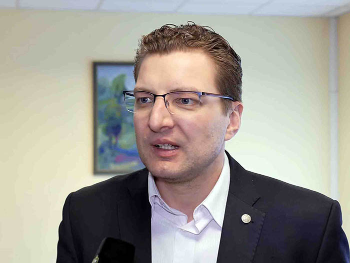 Dainius Radzevicius, chairman of Lithuania's Journalists Union. Credit: alkas.lt)