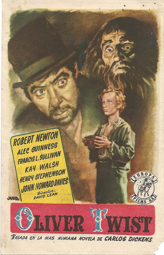 Poster for the 1948 film adaptation of Charles Dickens Oliver Twist (Photo: Ethan Edwards/Flickr)