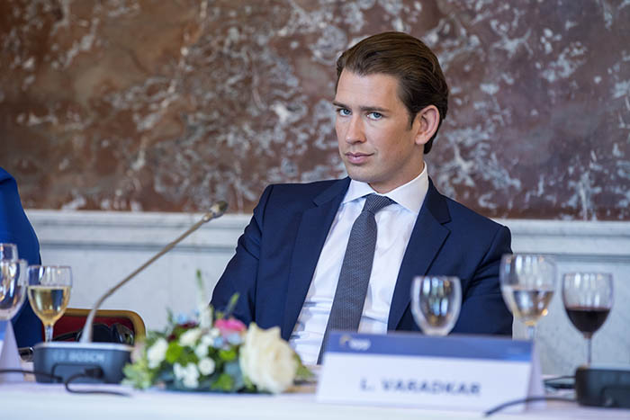 Austrian chancellor Sebastian Kurz. Credit: European People's Party/Flickr