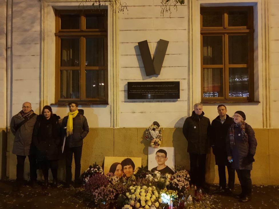 On 6 December 2018, Index on Censorship joined eight partner organisations of the Council of Europe’s Platform for the Protection of Journalism and Safety of Journalists to conduct a press freedom solidarity mission to Slovakia to call for full justice in the case of assassinated journalist Ján Kuciak
