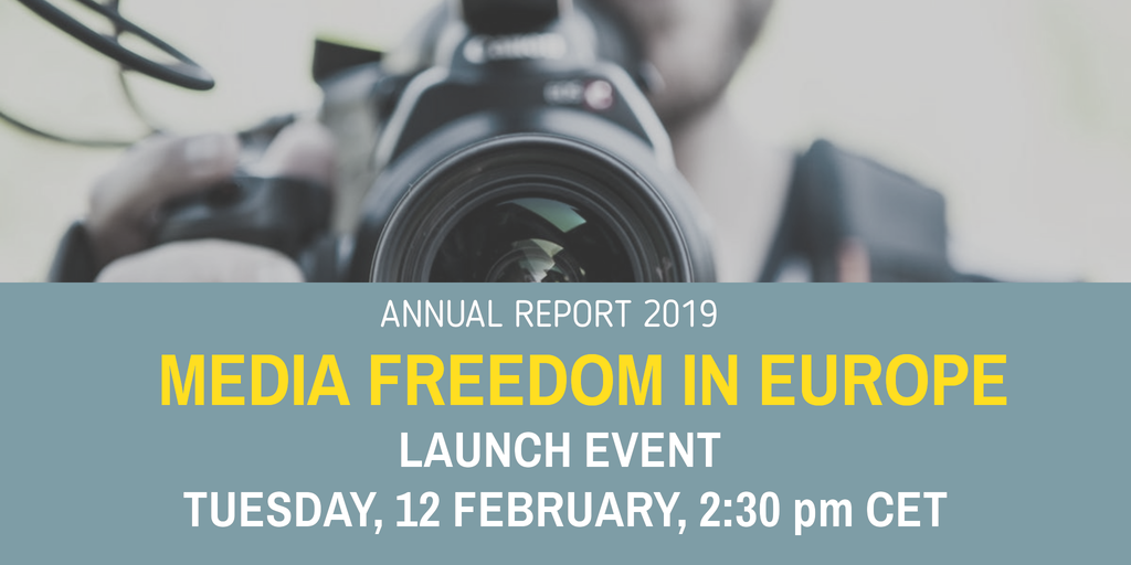 Council of Europe annual report: Media freedom in Europe