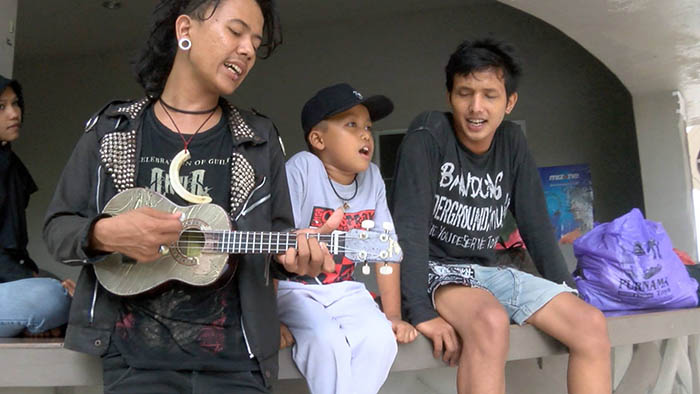 Still from Street Punk! Banda Aceh, a documentary about Indonesia's punk scene and the difficulties it faces from religious fundamentalism