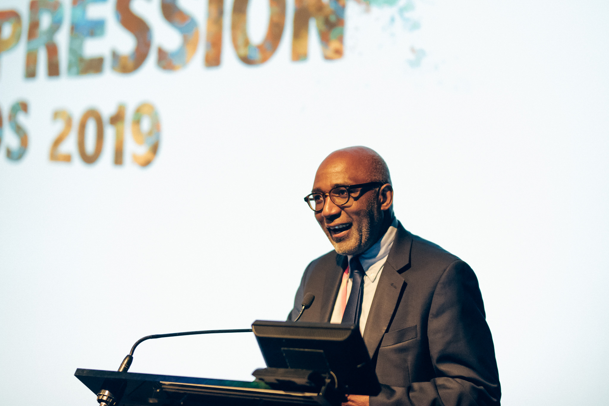 Trevor Phillips, chair of Index on Censorship, at the 2019 Freedom of Expression Awards (Photo: Elina Kansikas for Index on Censorship)