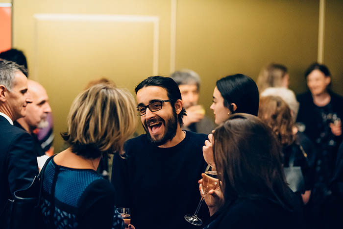 Journalist Zouhir Al-Shimale at the 2019 Freedom of Expression Awards (Photo: Elina Kansikas for Index on Censorship)