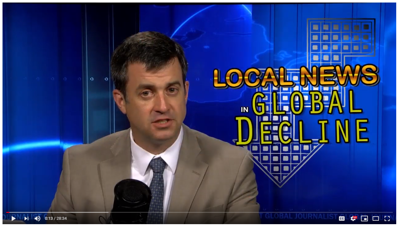 Global Journalist: Local news in global decline