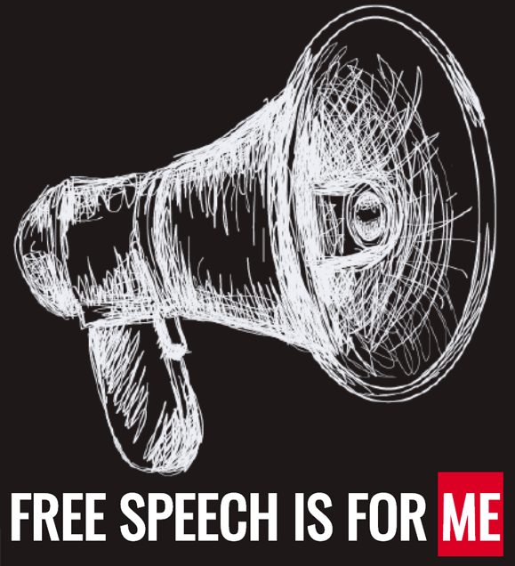 This week at Index: Free Speech Is For Me