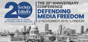 Society of Editors media freedom conference