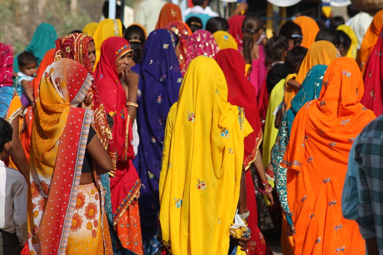 Indian women in sarees