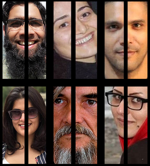 We revisit the six activists and journalists currently in jail and call for your messages of support