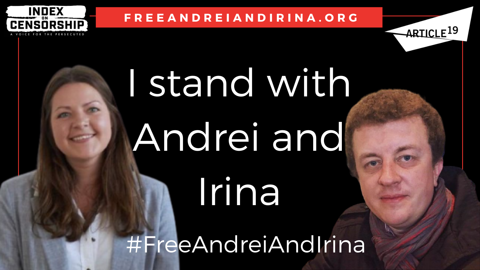 Belarus: Join the campaign to free our friends Andrei Aliaksandrau and Irina Zlobina
