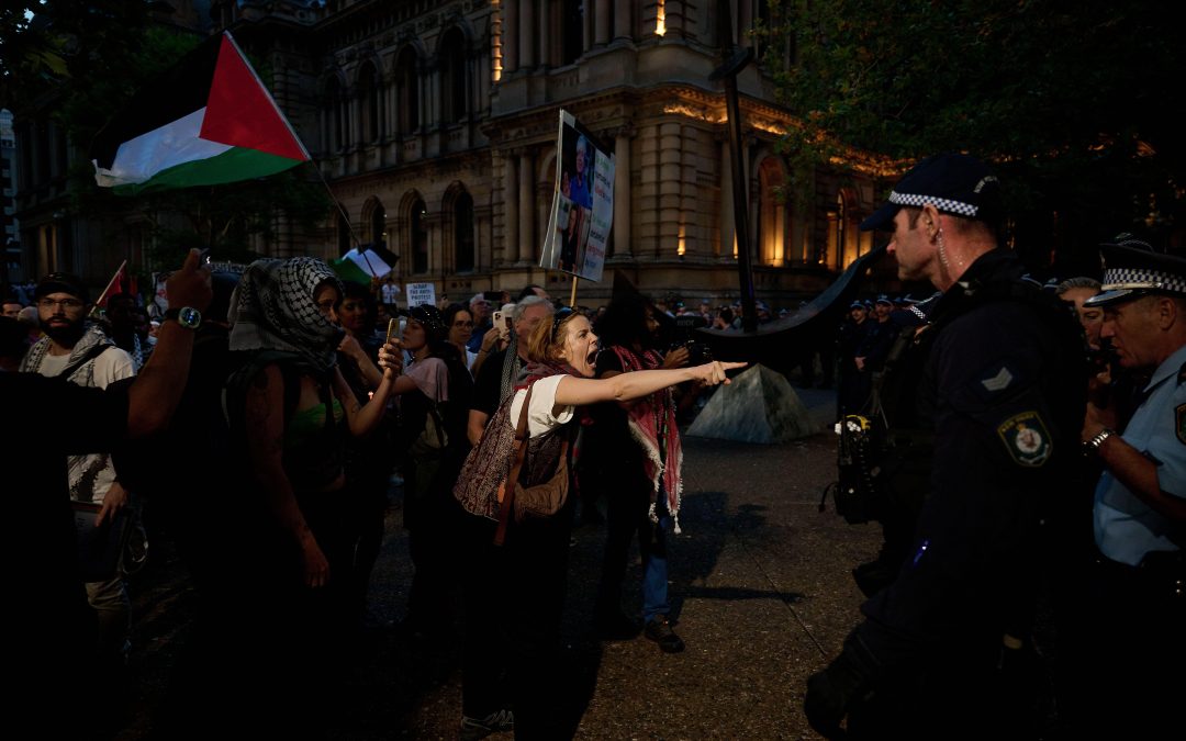 Australia cracks down on protest