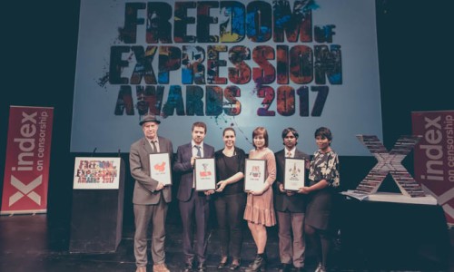 Index announces winners of the 2017 Freedom of Expression Awards